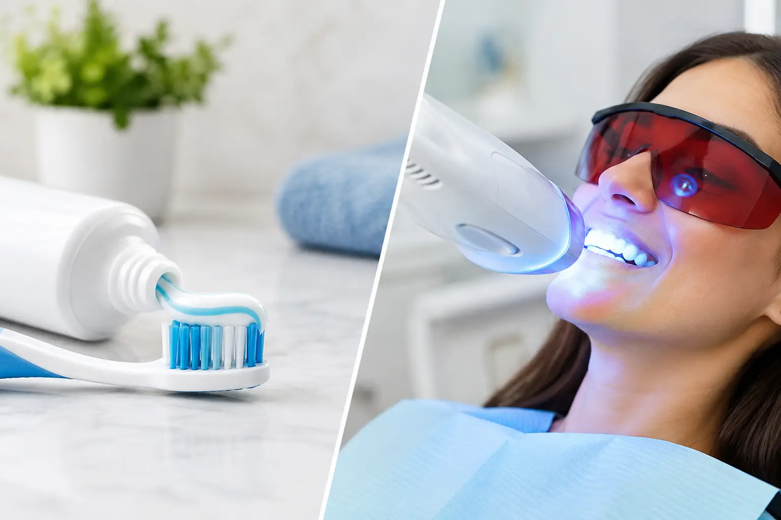 Whitening Toothpaste Versus Professional Treatment